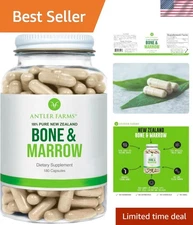 180 Count New Zealand Bone & Marrow Capsules - Healthy Fat & Stem Cell Source