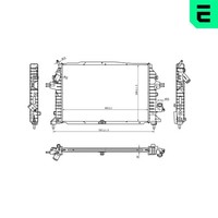 ERA MotorküHler WasserküHlerfüR Opel Zafira B 1.7 Cdti 1.9 2.0 Astra H