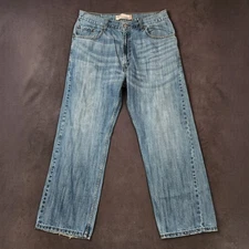 Levis 569 Jeans Mens W36 L32 Blue Loose Fit Straight Leg Denim