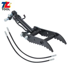 Fits For Mini Excavators Small Digger Attachment Kit Hydraulic Thumb Clip Clamp
