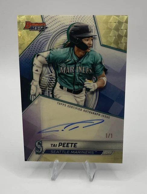 2025 Bowman’s Best Tai Peete - 1/1 - Superfractor Auto - #B25-TP