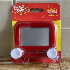 Pocket Etch A Sketch 4 x 3 1/2" Red - K15