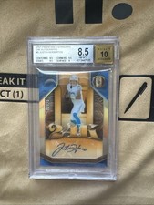 2021 Panini Gold Standard 24k Autographs Justin Herbert #7/25 Beckett Graded