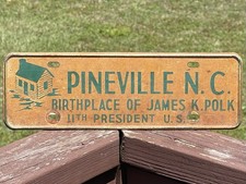 Pineville North Carolina License Plate 