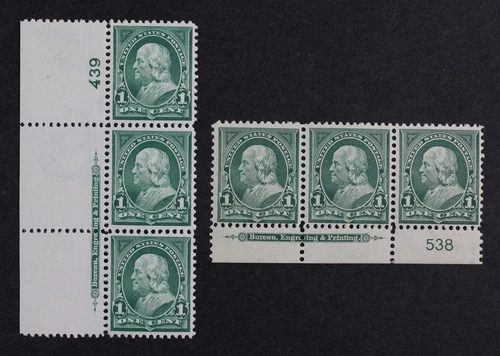 CKStamps: US Stamps Collection Scott#279 Strip Mint H OG