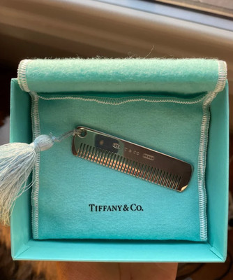 Peine de plata Tiffany & Co. Tamaño pequeño.