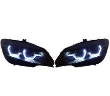 Black Angel Eye headlights for BMW Z4 E89 2009-13 with OE Xenon headlights