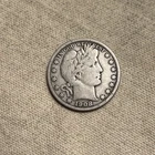 1908-O 50C Barber Liberty Head Half Dollar in Fine Condition QA