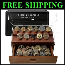 Luxury Coin Collection Display - Handcrafted Design