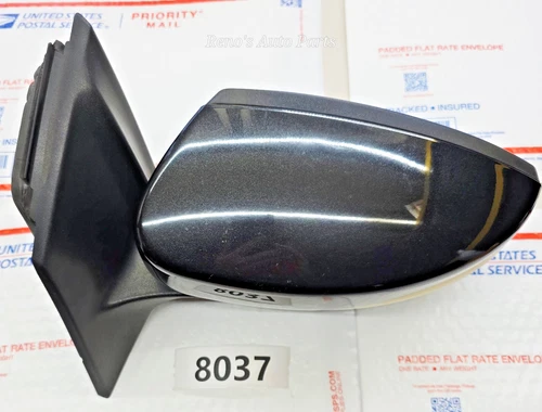 15-18 Ford Focus Left LH Driver Side View Mirror OEM F1EB17683 Tuxedo Black UH