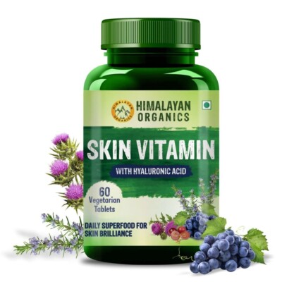 himalayan organics glutathione builder Skin Vitamin for Skin Glow 60 Tablets Peptides for osteoarthritis of