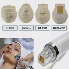 Replace Disposable 64/10/25 Pins Gold Plated Cartridge Tips for Beauty Machine
