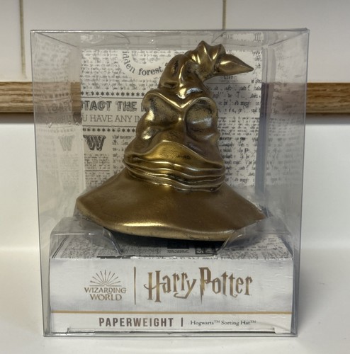 New Harry Potter Wizarding World Sorting Hat Paper Weight Magical Creatures