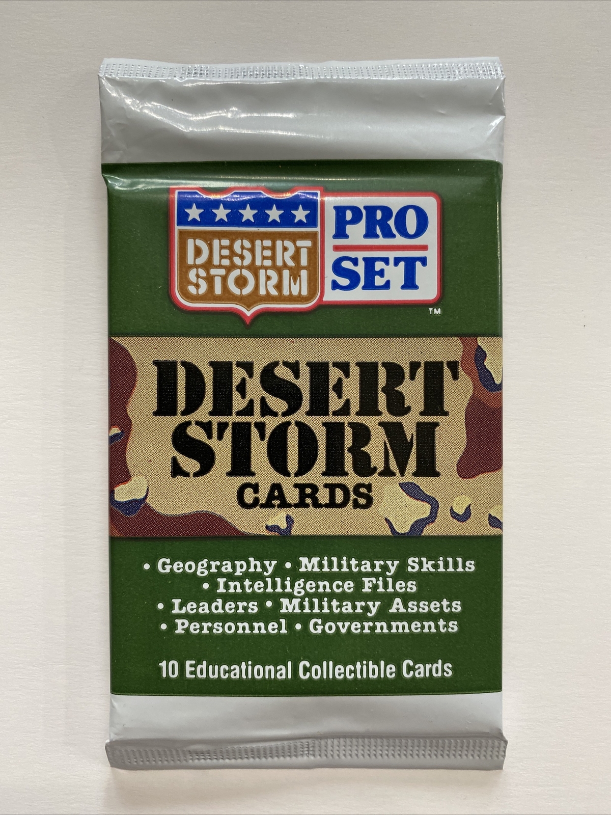1991 Pro Set Desert Storm Military Trading Cards Pack New! 92801910091 |  eBay
