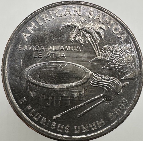 2009 P American Samoa Quarter with Annealing properties and that’s the red color - Picture 8 of 14