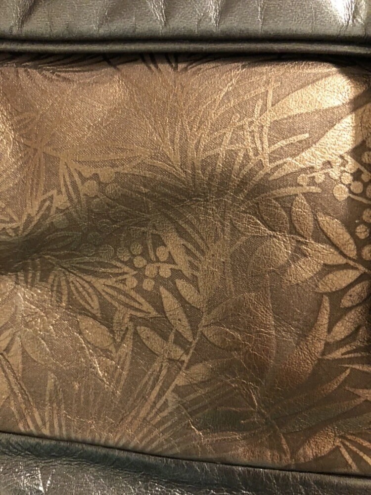 Vintage Bronze Patchwork Leather Statement Bag - image 12