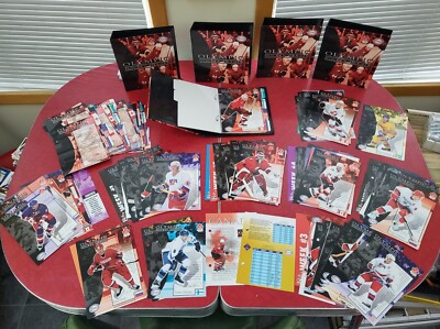 1998 Esso Hockey Huge Lot Of 126:  5 Binders , 89 Cards , 32 Dividers Mint Cond