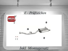 Auspuff BMW 316 E36 1.6 Compact ESD Endtopf Endschalldämpfer + Montagesatz ...