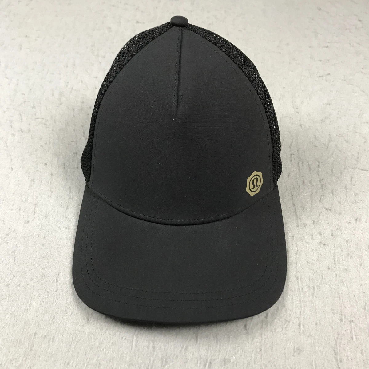 Lululemon “Hawaii” Black Structured Baseball Cap Hat Lululemon Hawaii Unisex Structured Ball Cap Black Hat  main image 2