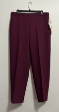 NWT LEVIS Bend Over polyester Pants Slacks high rise wide leg Womens Vtg size 18