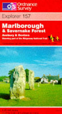 Marlborough (Explorer Maps) by Ordnance Survey Sheet map Explorer 157