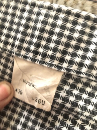 Chef Works Elastic Waist Restaurant chefs cooks checkered pants w zipper 32 M - Picture 4 of 5