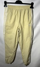 Adidas Women Yellow White Size S Trackpants Trousers