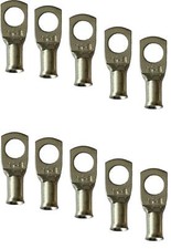 Battery Ring Terminal Post Connector 12v24 Copper Crimp Tube 16mm Cable 8mm Hole