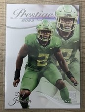 2023 Panini Prestige DJ Johnson #330 FOOTBALL Rookie Carolina Panthers RC