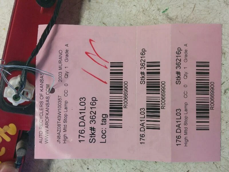 Lámpara de parada de montaje alto Murano 2003 669900 Foto 4 de 4