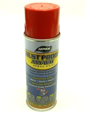Aervoe #301 Rust Proof Any-Way Spray Paint SAFETY RED 300°F Heat Paint