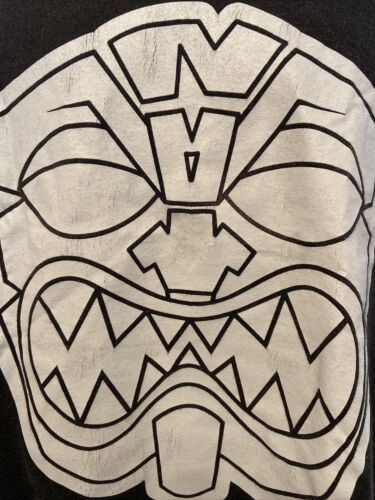 Farmers Market Hawaii Hawaiian Tiki Akua 2XL XXL Black T-Shirt Pineapple Clan - Picture 3 of 7