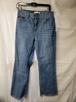 Levi's 512 Bootcut Perfectly Slimming Med Wash Jeans Size 12M Flap Pockets