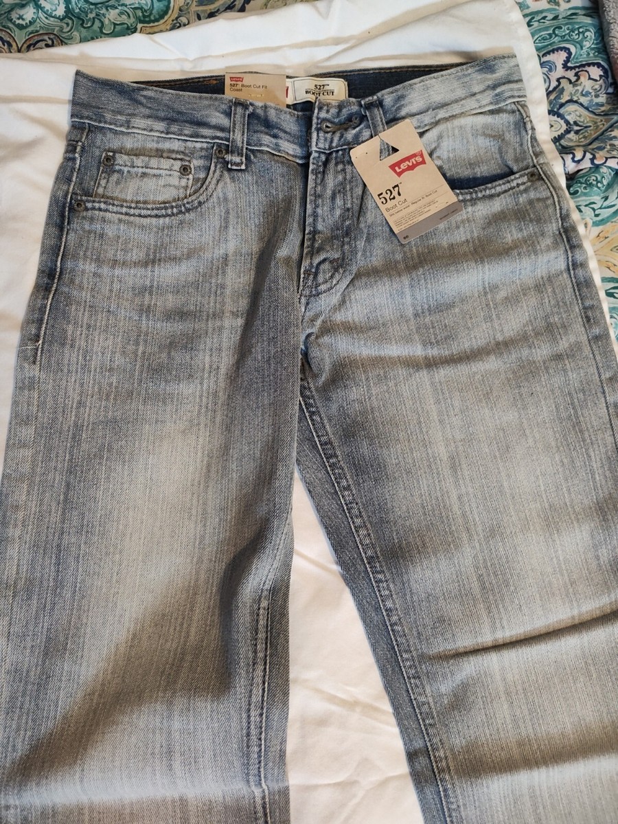 Vintage ~ LEVI'S 527 Sz 27x27 Boy's Bootcut Fit Cotton Jeans With