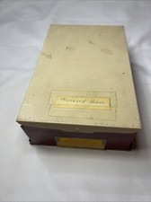 Vintage Kodak Kodaslide Compartment File Red Slide Storage Tip-Out Metal Box