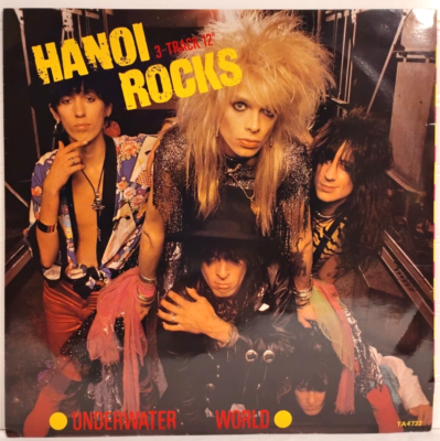 Hanoi Rocks 'Underwater World' 3-Track Vinyl 12