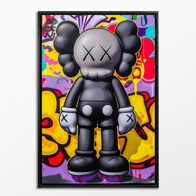 Kaws - Charakter, Pop Art, Graffiti kunst, LeinwandKunst, Leinwand Wandbild