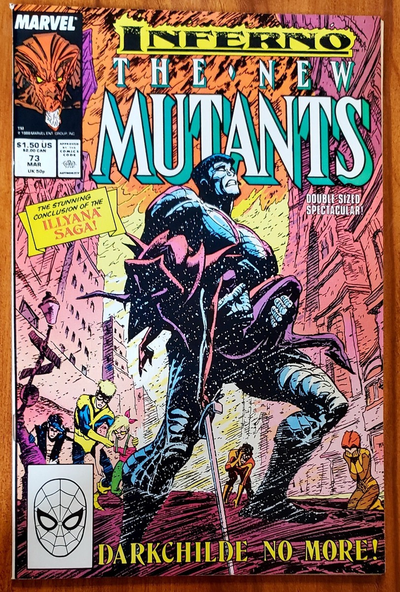 The New Mutants #73 - VF - 1983 - Marvel Comics - Inferno - 2X
