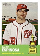 2012 Topps Heritage #351 Danny Espinosa ASR Washington Nationals