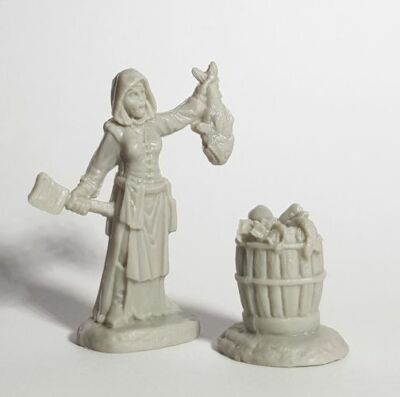 Figurine VATANIS - BONES REAPER 35mm Pour RPG Dreadmere – Mage Démon Miniature