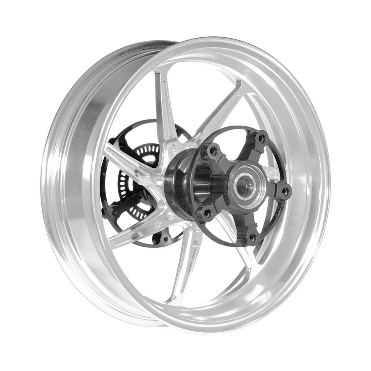 MOS TF07 Forged Alloy Wheels for Yamaha TMAX 560 2022-2024 Silver