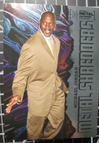 2022 Skybox Metal Universe Champions - Metal Shredders #101 Michael Jordan