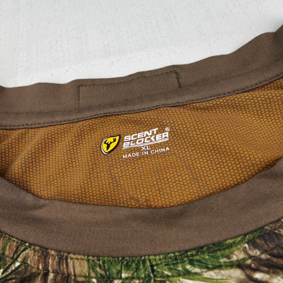 Scent Blocker Shirt Mens XL Long Sleeve Real Tree Xtra Camo Hunting Trinity 1.5 - Image 3 of 4