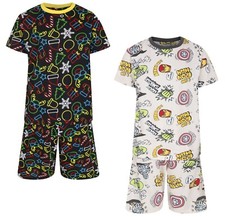 Boys Short Pyjamas Character Christmas PJ Sets Nightwear 9 10 11 12 13 14 15 16Y