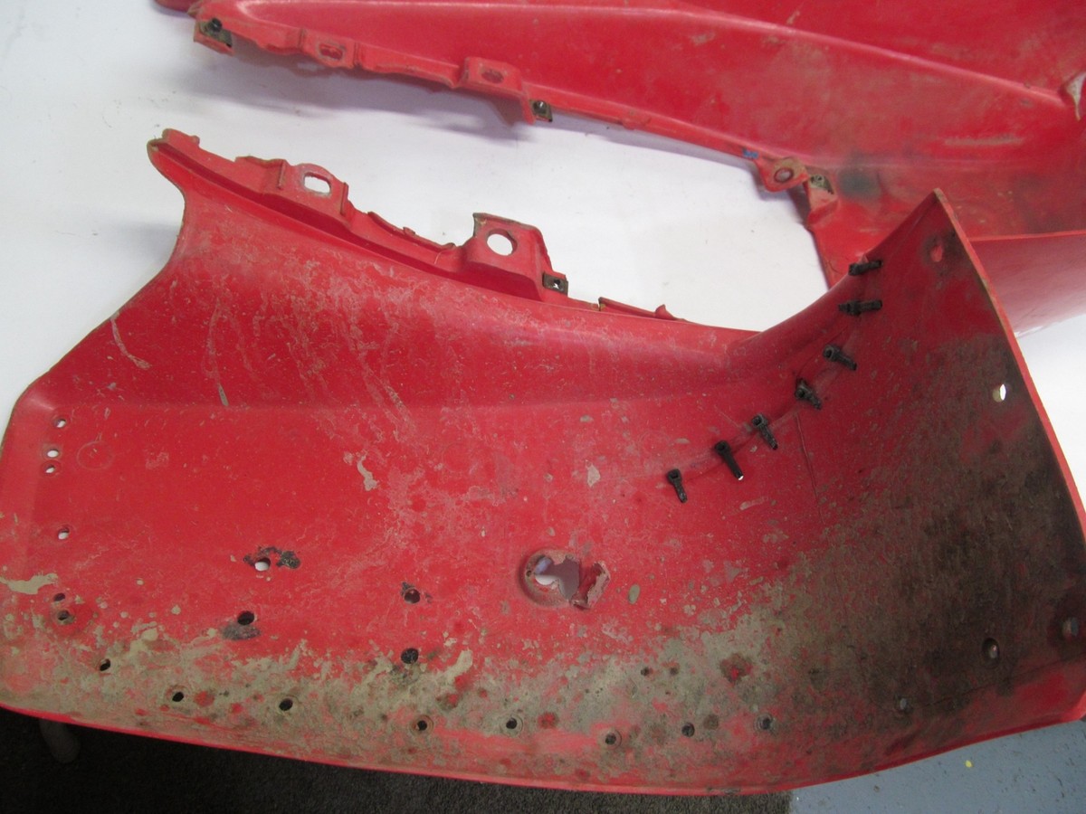 1995 KAWASAKI LAKOTA KEF300 A1 FRONT FENDER RED | eBay