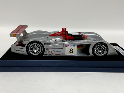 1/18 Maisto Audi R8R 2001 24 Hours of LeMans winner car #8 Leather
