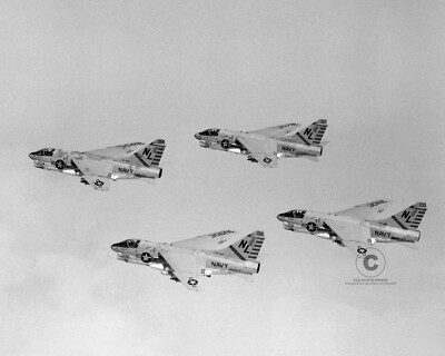 A-7 Corsair II Attack Aircraft 1981 Photograph USS Kitty Hawk CV-63 8X10 Photo