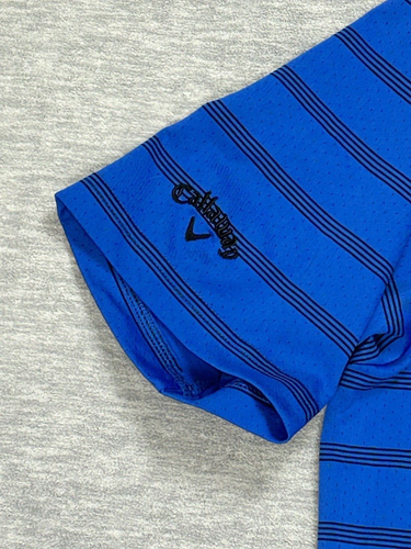 Callaway Opti Dry Polo Shirt Mens Large Blue Golf Comfort Stretch - Picture 9 of 14