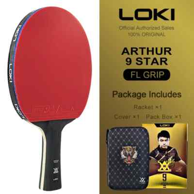 LOKI ARTHUR 9 Star Table Tennis Racket Carbon Offensive Ping Pong Paddle
