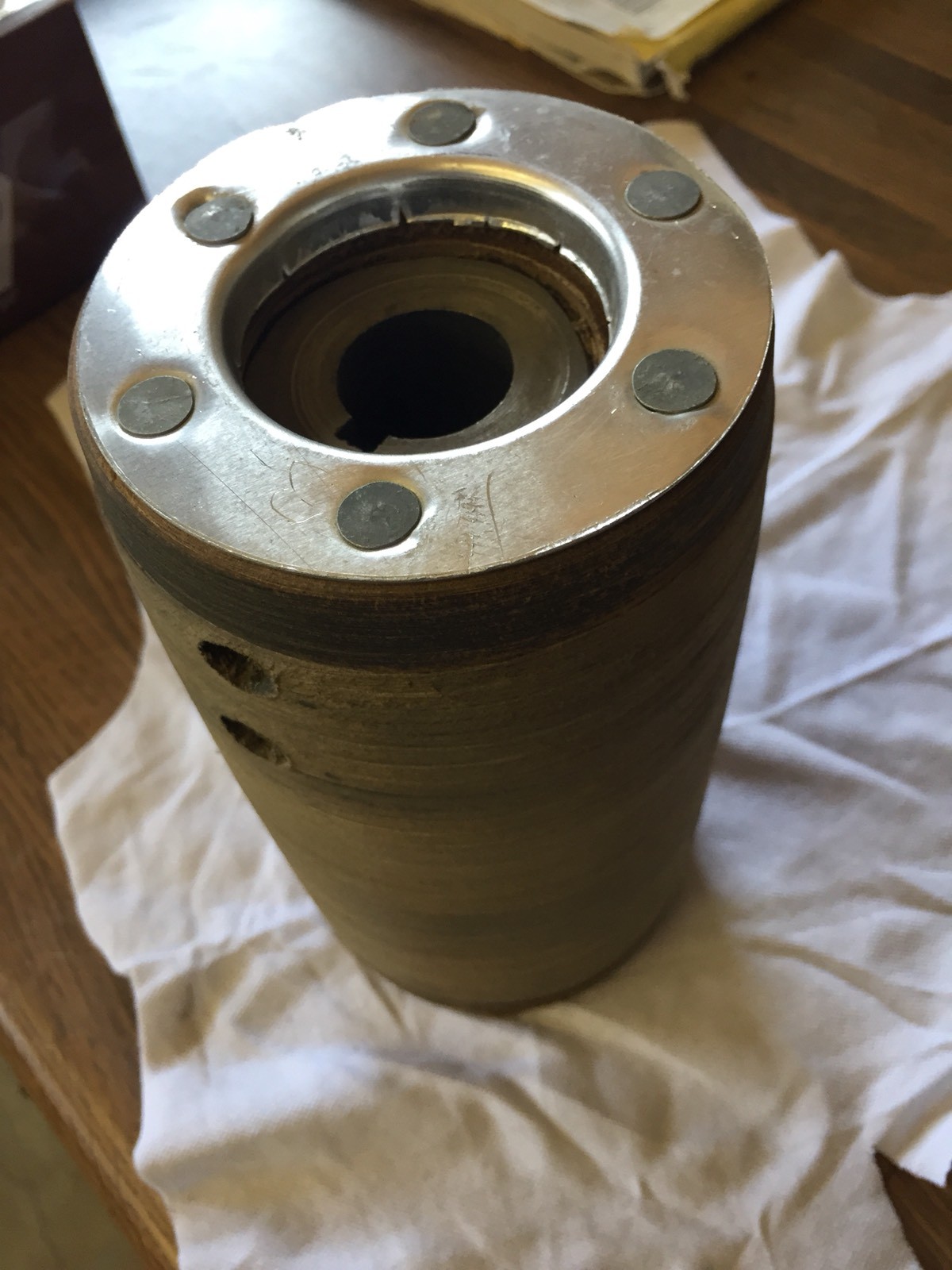 FLAT BELT PAPER PULLEY 4" OD X 5 1/2” FACE X 3/4” BORE HIT MISS FARM